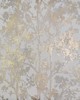 York Wallcovering Shimmering Foliage Wallpaper White/Gold