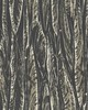 York Wallcovering Native Leaves Wallpaper Black
