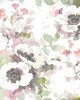 York Wallcovering Garden Anemone Peel and Stick Wallpaper Coral/Mint