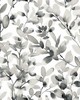 York Wallcovering Botany Vines Peel and Stick Wallpaper Grey
