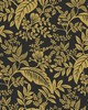 York Wallcovering Canopy Wallpaper Gold/Black