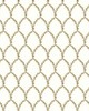 York Wallcovering Laurel Wallpaper Gold/White