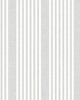 York Wallcovering French Linen Stripe Wallpaper Gray