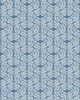 York Wallcovering Fern Tile Wallpaper Blue