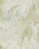 York Wallcovering Oil & Marble Wallpaper Green Whisper/Lt Gold