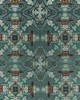 Clarke and Clarke EMERALD FOREST TEAL JACQUARD