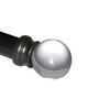 Brimar Glass Globe Finial-Lg Gun Metal