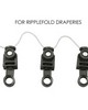 Brimar Ripplefold Snap Carrier - 100% Fullness Black