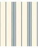 Carey Lind Menswear Ralph Stripe Removable Wallpaper Blues/White/Off Whites