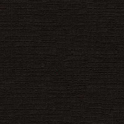 Greenhouse Fabrics A3214 Caviar Black Solid Color Chenille   Fabric