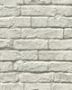 York Wallcovering Magnolia Home Brick-and-Mortar Removable Wallpaper gray/white